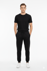 MENS PLAIN TROUSER (BLACK) - Smgarment's
