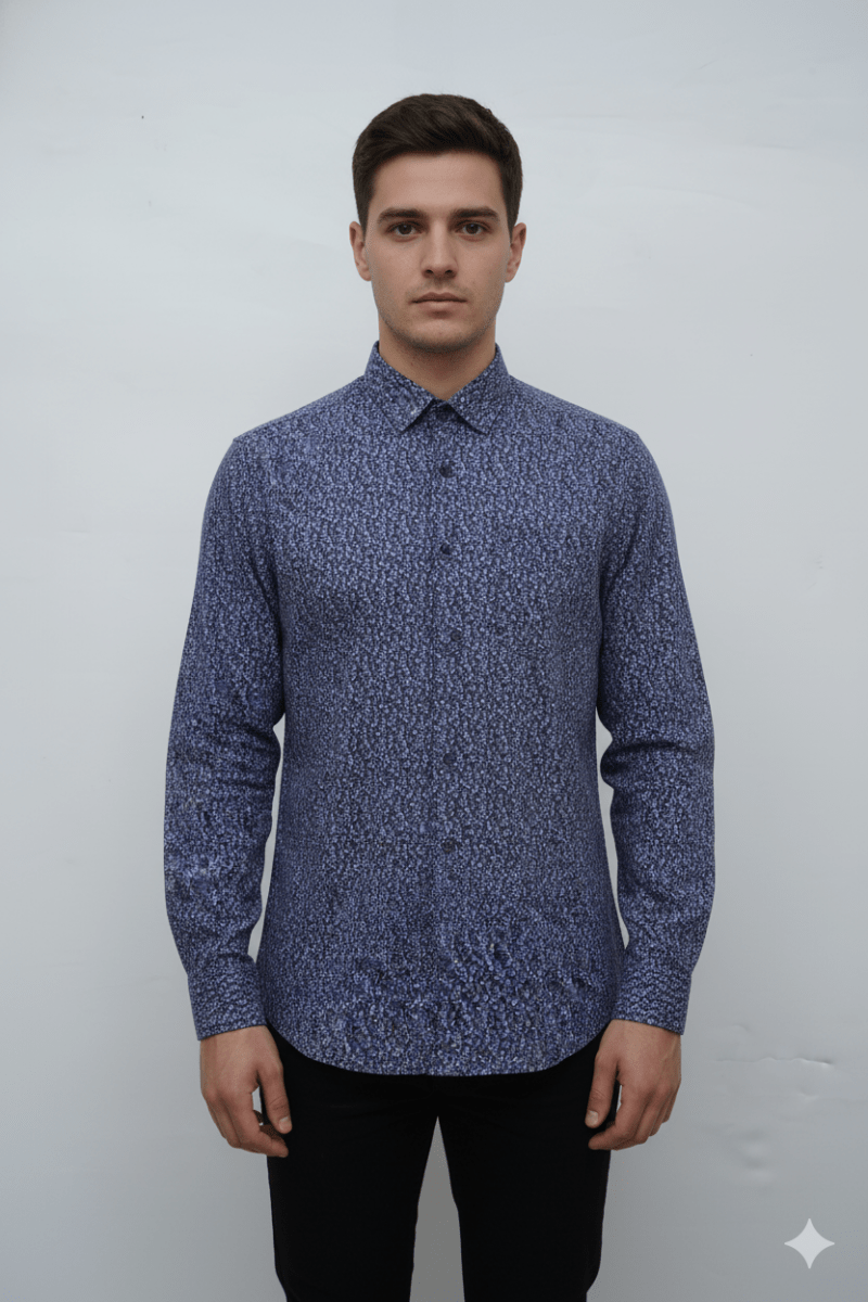 MENS PRINTED CASUAL COMFORT FIT SHIRT - Smgarment's