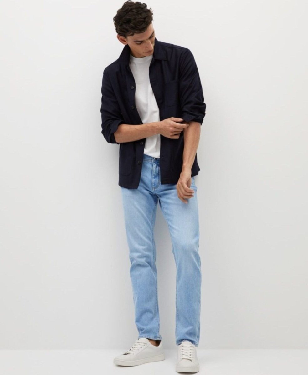 MENS SKY BLUE JEANS - Smgarment's