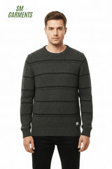 MENS STRIPES SWEATER - Smgarment's