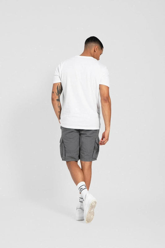 Mens 'viddi' combat shorts - steel grey - SMgarment's