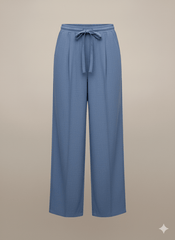 Mid - Blue Relaxed Linen Suit - Smgarment's