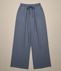 Mid - Blue Relaxed Linen Suit - Smgarment's