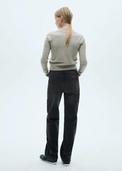 Mid - rise straight jeans - SMgarment's