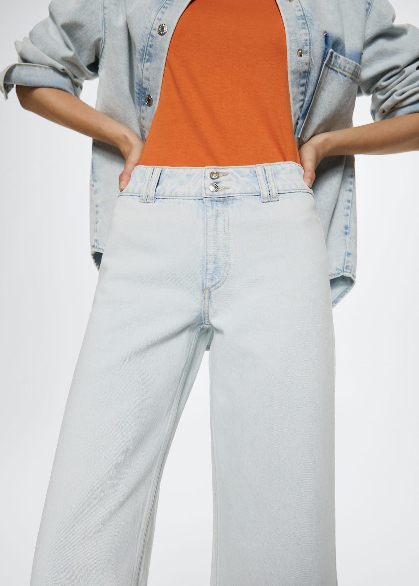 MID - RISE WIDE LEG JEANS - SMgarment's