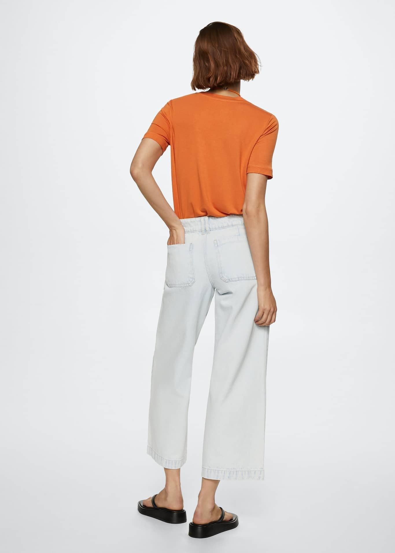 MID - RISE WIDE LEG JEANS - SMgarment's