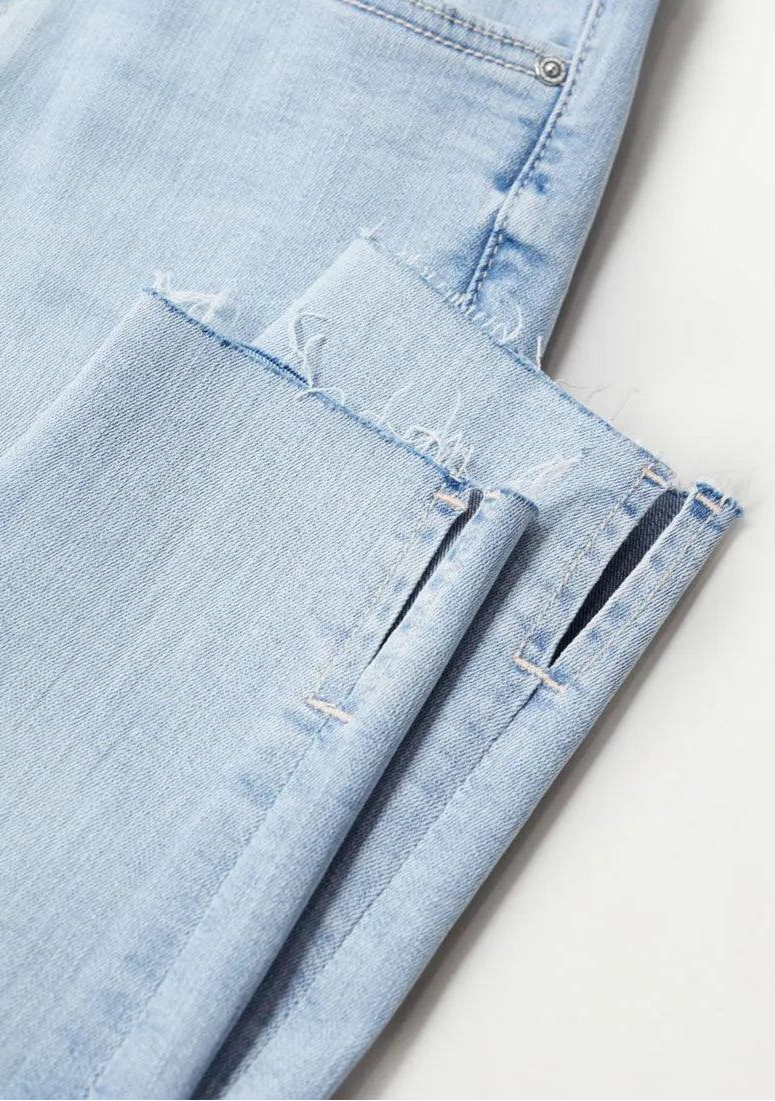 Mid waist Crop skinny Isa jeans - SMgarment's