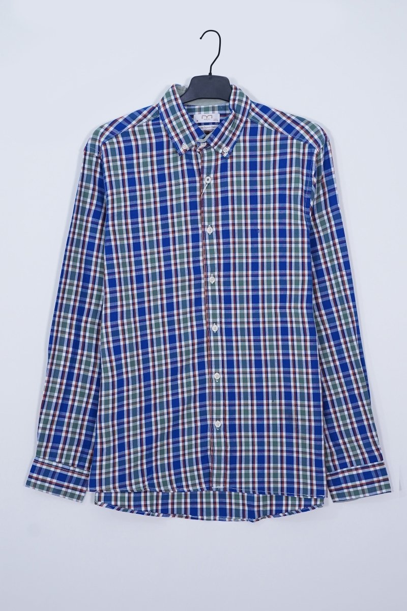 MILANO Checkered Men Twill Shirt - Smgarment's