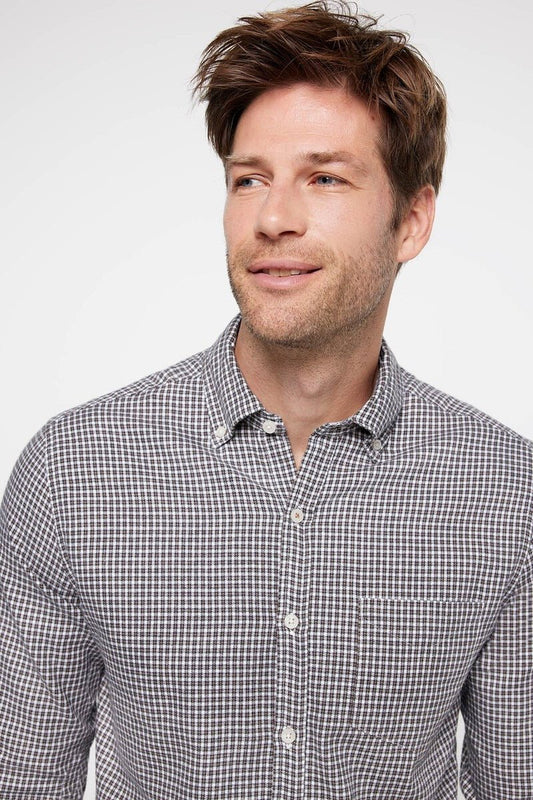 MILANO Checkered Twill Shirt - Smgarment's