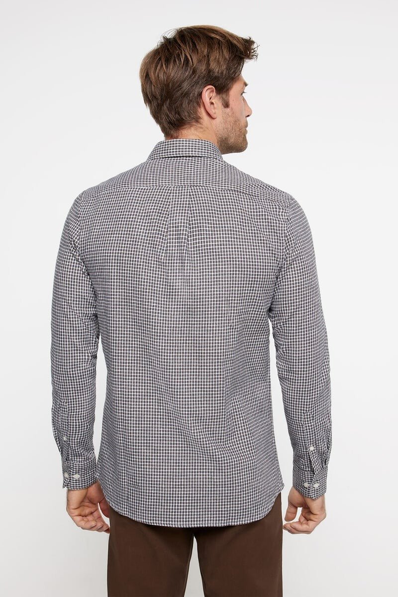 MILANO Checkered Twill Shirt - Smgarment's