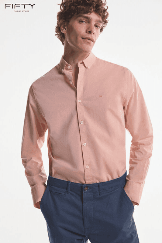 MILANO Plain Chambray Shirt - SMgarment's
