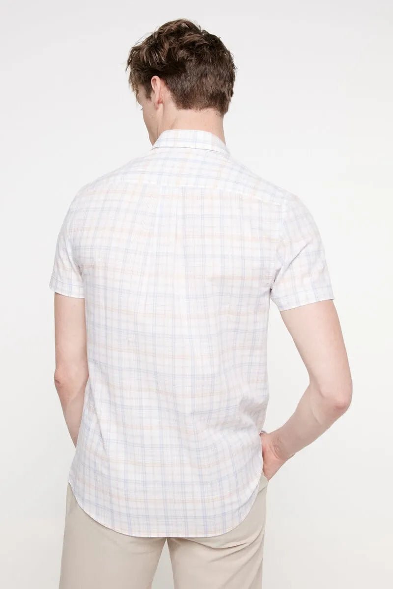 MILANO Slub Plaid Shirt - SMgarment's