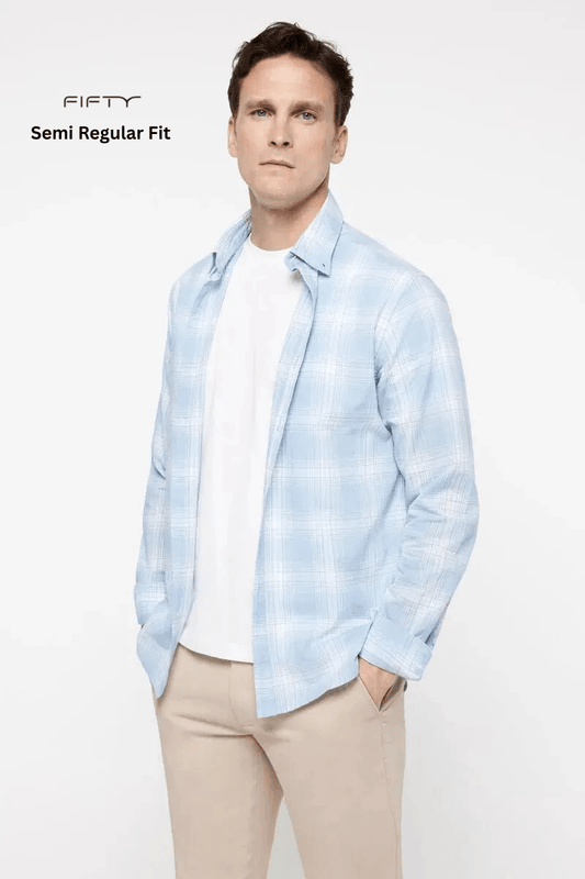 Milano Slub Plaid Shirt - Smgarment's