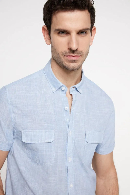 MILANO Slub Shirt Pockets - SMgarment's