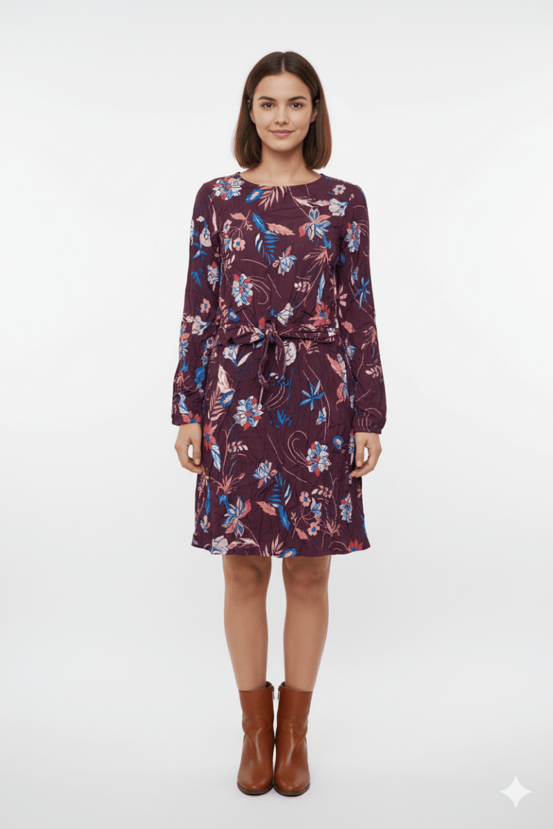 MNG WOMENS PRINTED DRESS - Smgarment's