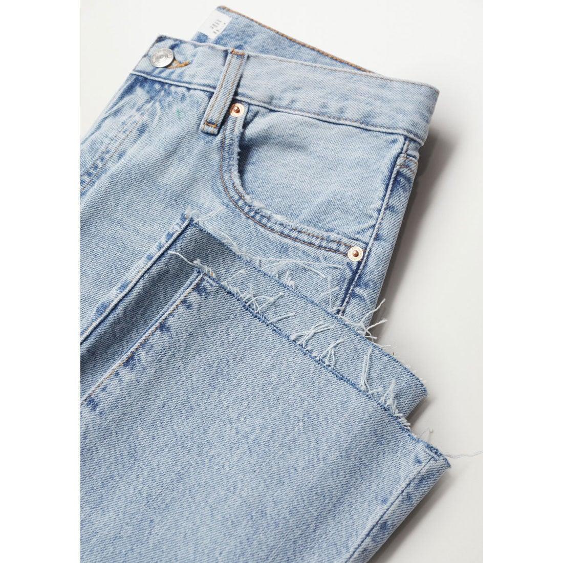 Havana Straight High-Waist Cropped Jeans