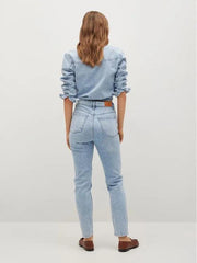 Mom elastic jeans - Women