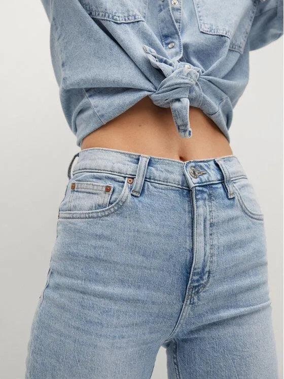 Mom elastic jeans - Women