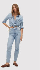 Mom elastic jeans - Women