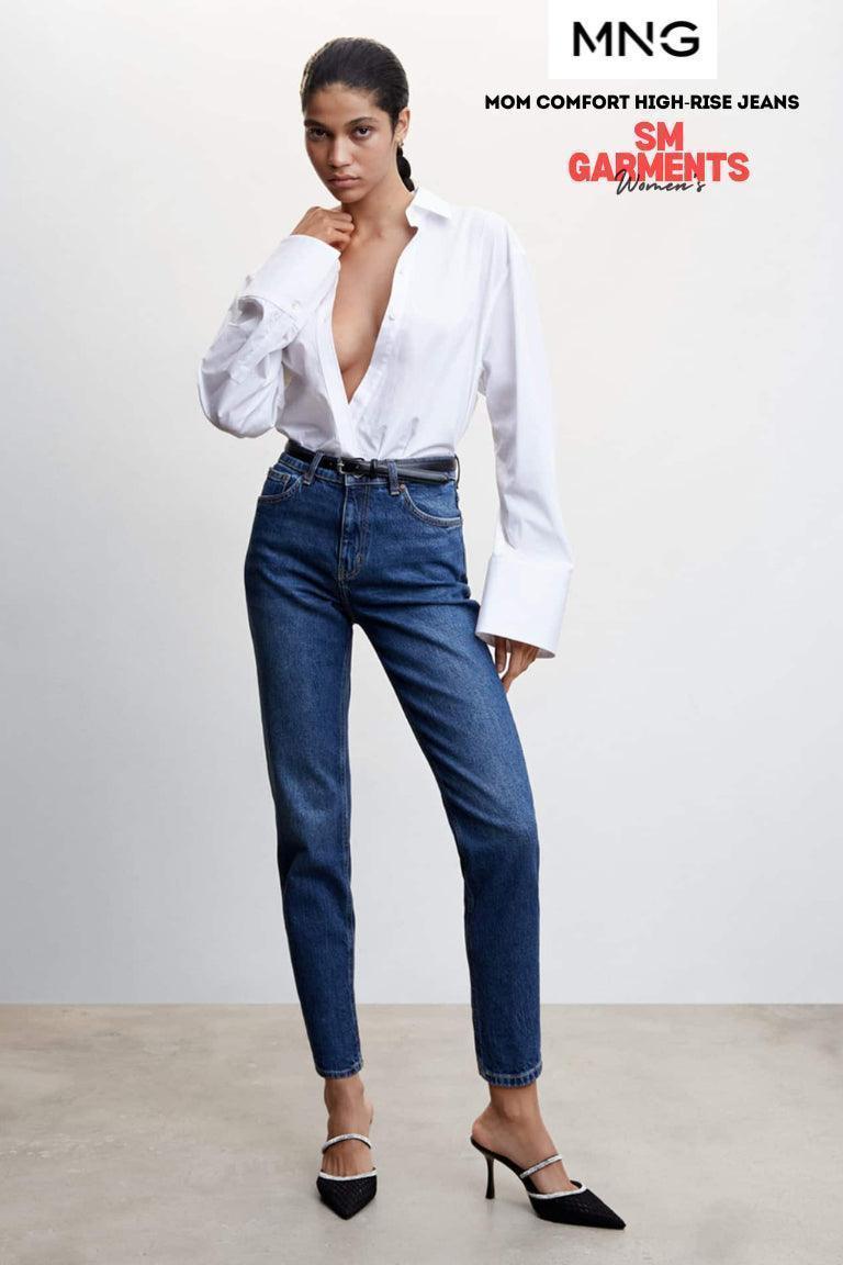 MOM COMFORT HIGH - RISE JEANS - SMgarment's