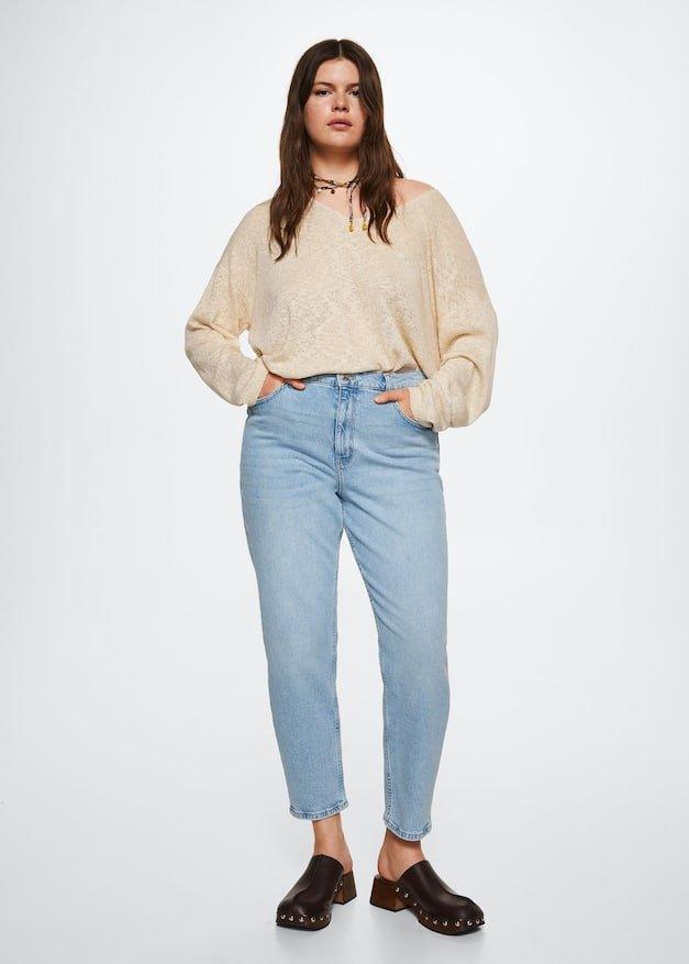 MOM COMFORT HIGH - RISE JEANS - SMgarment's