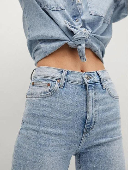 Mom elastic jeans - Women - SMgarment's