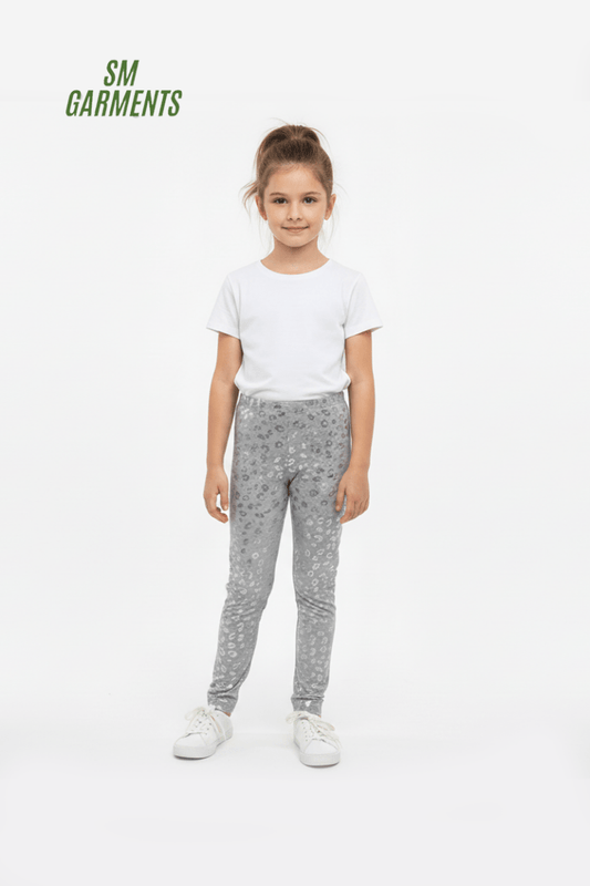 M&S GIRLS PRINTED LEGGINGS - Smgarment's