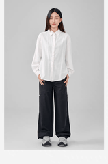 M.XJIA Women's Casual Collar Long Sleeve Shirt - Smgarment's