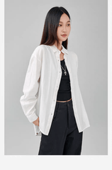 M.XJIA Women's Casual Collar Long Sleeve Shirt - Smgarment's