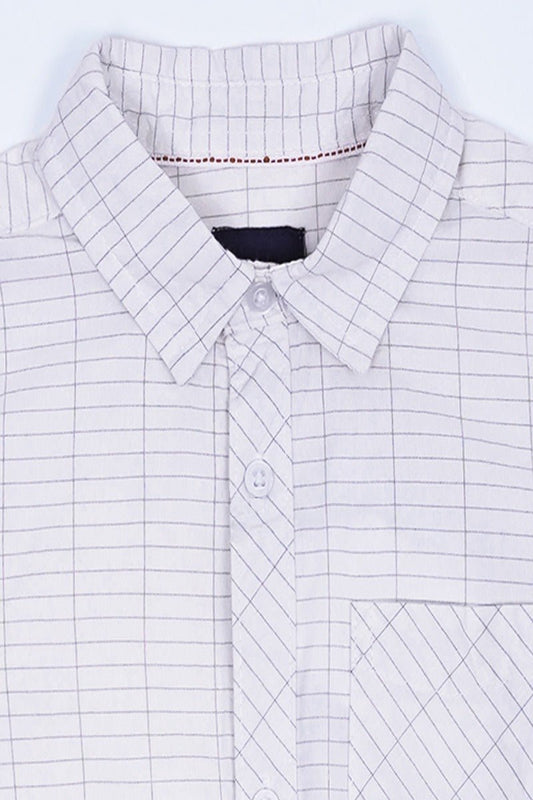 MY CHICCO KIDS CHECK SHIRT WITH POCKET - Smgarment's