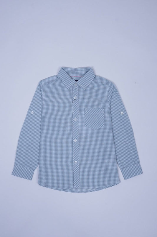 MY CHICCO KIDS CHECK SHIRT WITH POCKET - Smgarment's