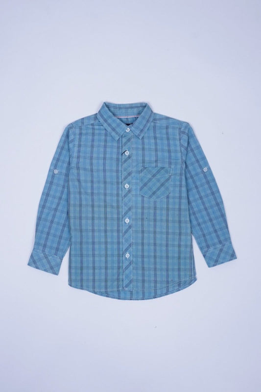 MY CHICCO KIDS CHECK SHIRT WITH POCKET - Smgarment's