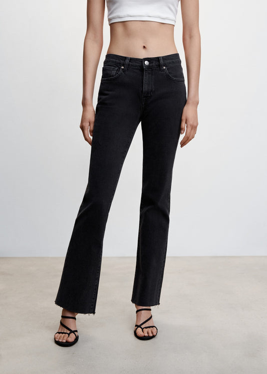 Low Rise Flared Jeans