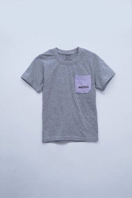 NAM IT Boys Plain T-Shirt With Front PockeT - Smgarment's