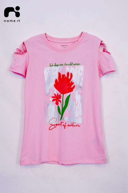 Name it GIRLS COTTON T - SHIRT - Smgarment's