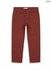 UNIT Kids' Rust Red Casual Trousers