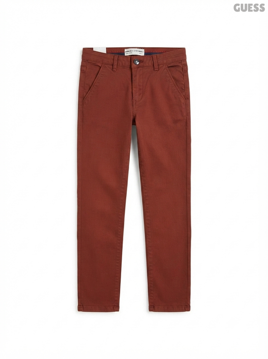GUESS Kids' Rust Red Casual Trousers
