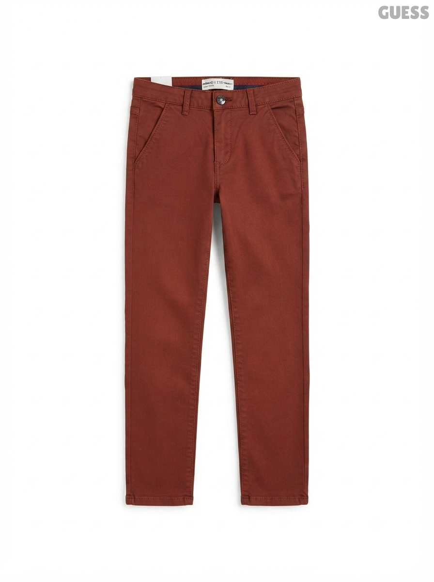 GUESS Kids' Rust Red Casual Trousers