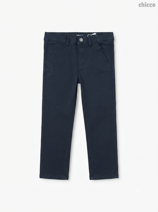 My Chicco Kids' Classic Navy Blue Trousers