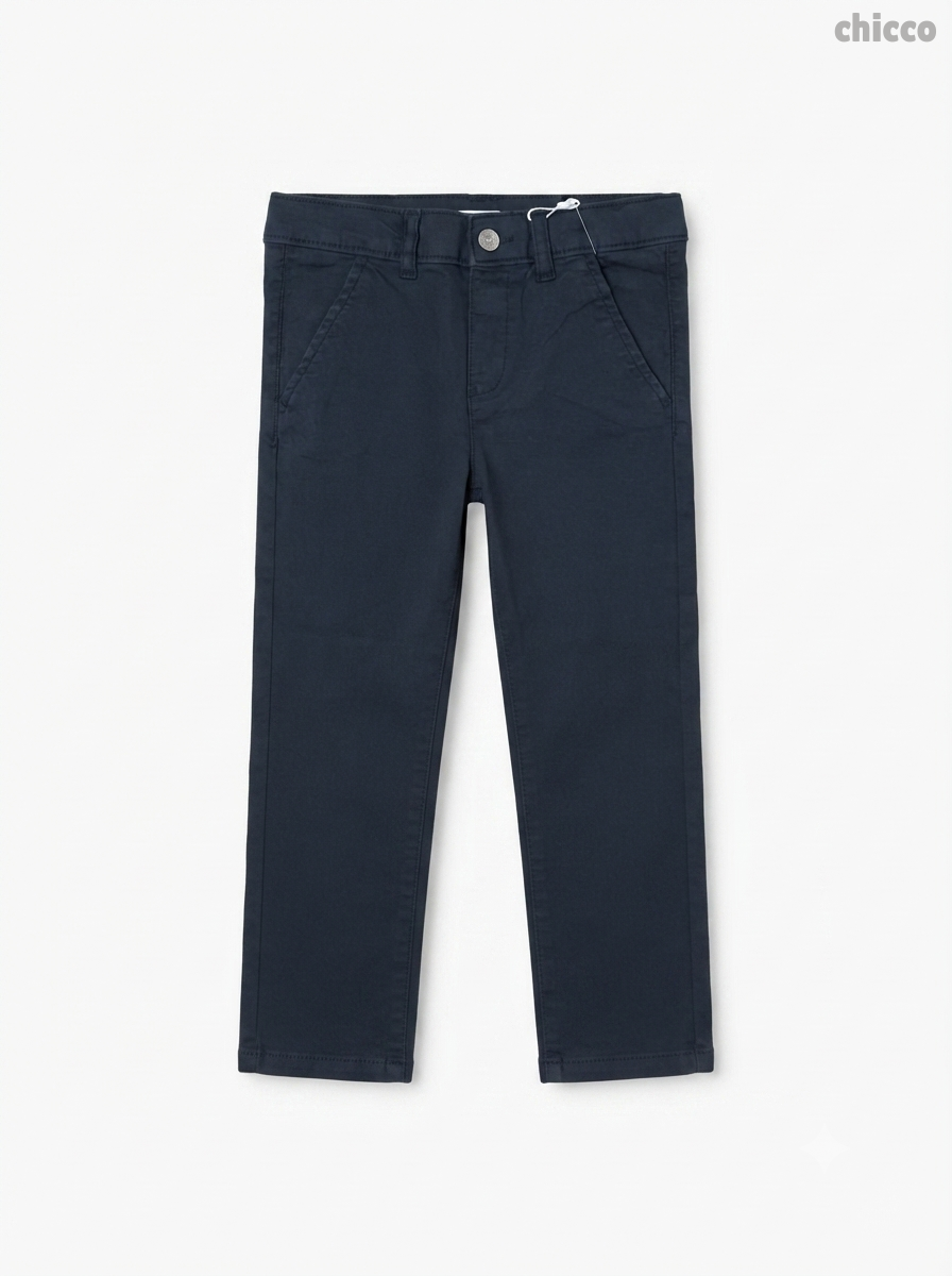My Chicco Kids' Classic Navy Blue Trousers