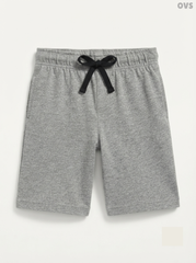 Boys' Light Grey Heather Drawstring Sweat Shorts