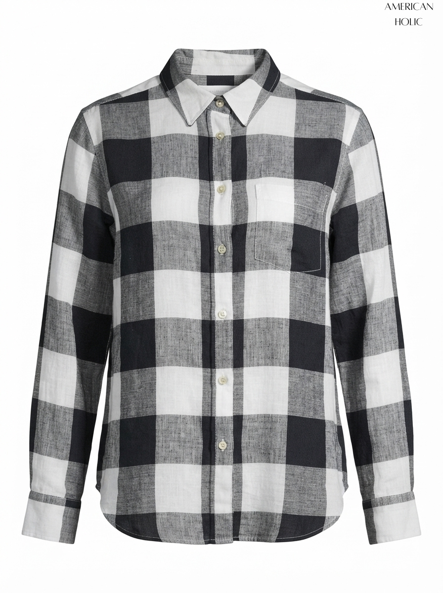 AMERICAN HOLIC Check Long-Sleeve Shirt