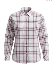 EASY WEAR Plaid Long-Sleeve Shirt