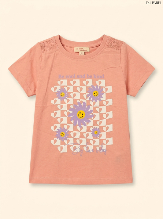 DU PAREIL Girls Graphic Short-Sleeve T-Shirt