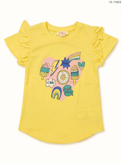DU PAREIL Girls Graphic Short-Sleeve T-Shirt