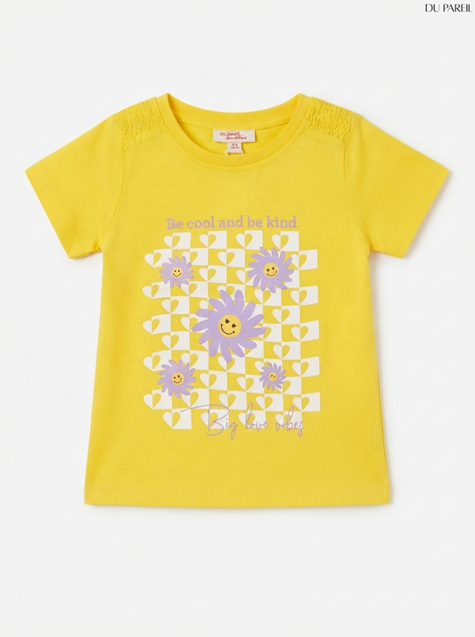 DU PAREIL Girls Graphic Short-Sleeve T-Shirt