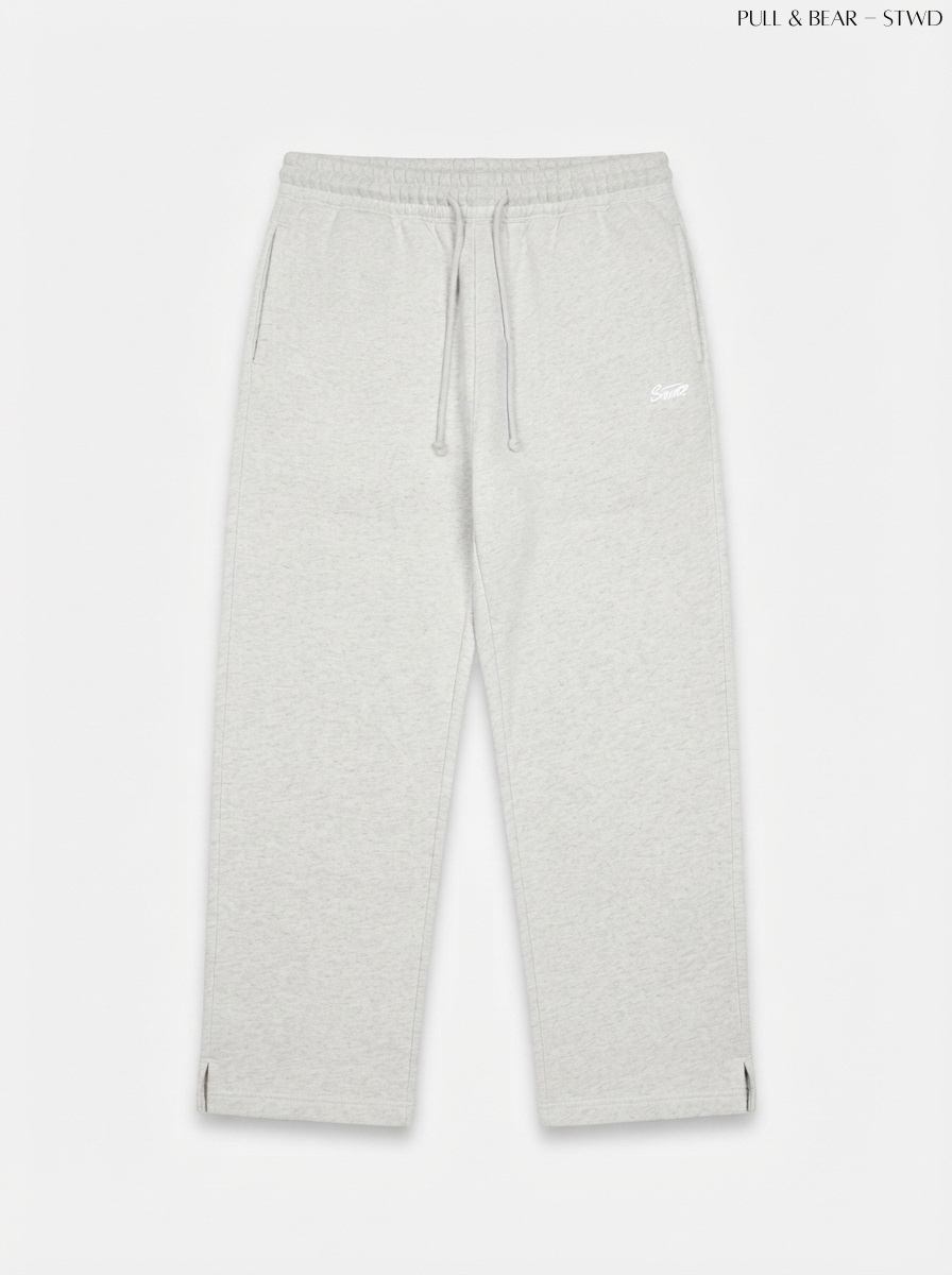 Men's Light Grey Casual Sweatpants