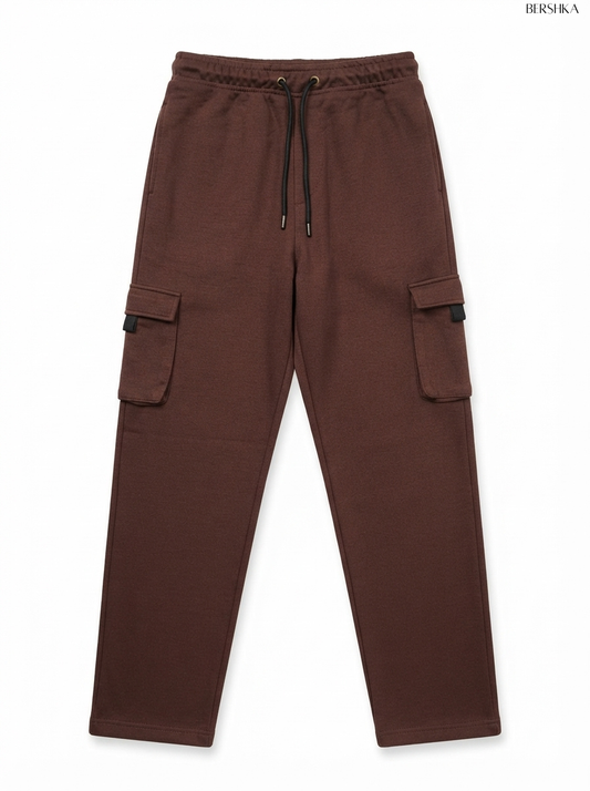 Imported Premium Men's Dark Brown Cargo Trouser