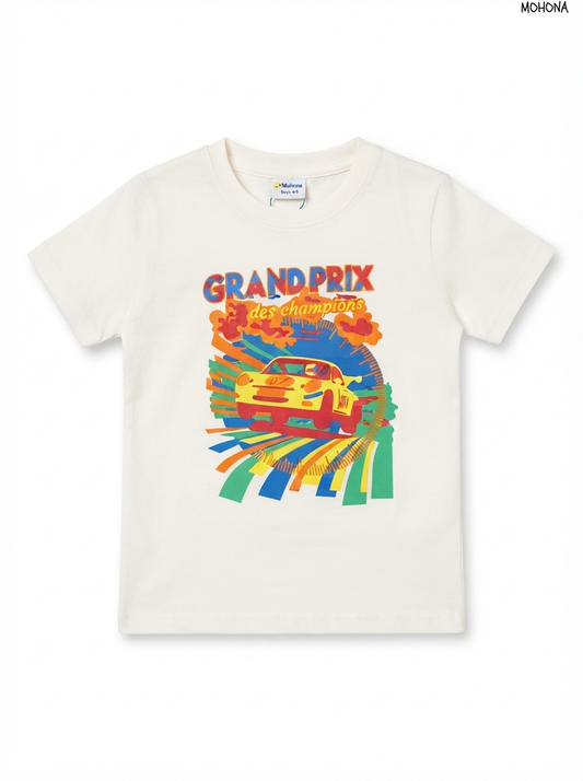MOHONA Boys Graphic Short-Sleeve T-Shirt
