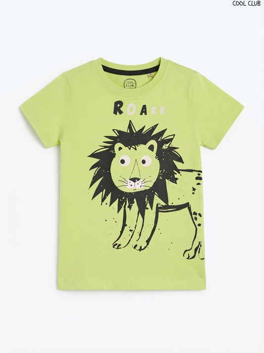 COOL CLUB Boys Lion Graphic Short-Sleeve T-Shirt